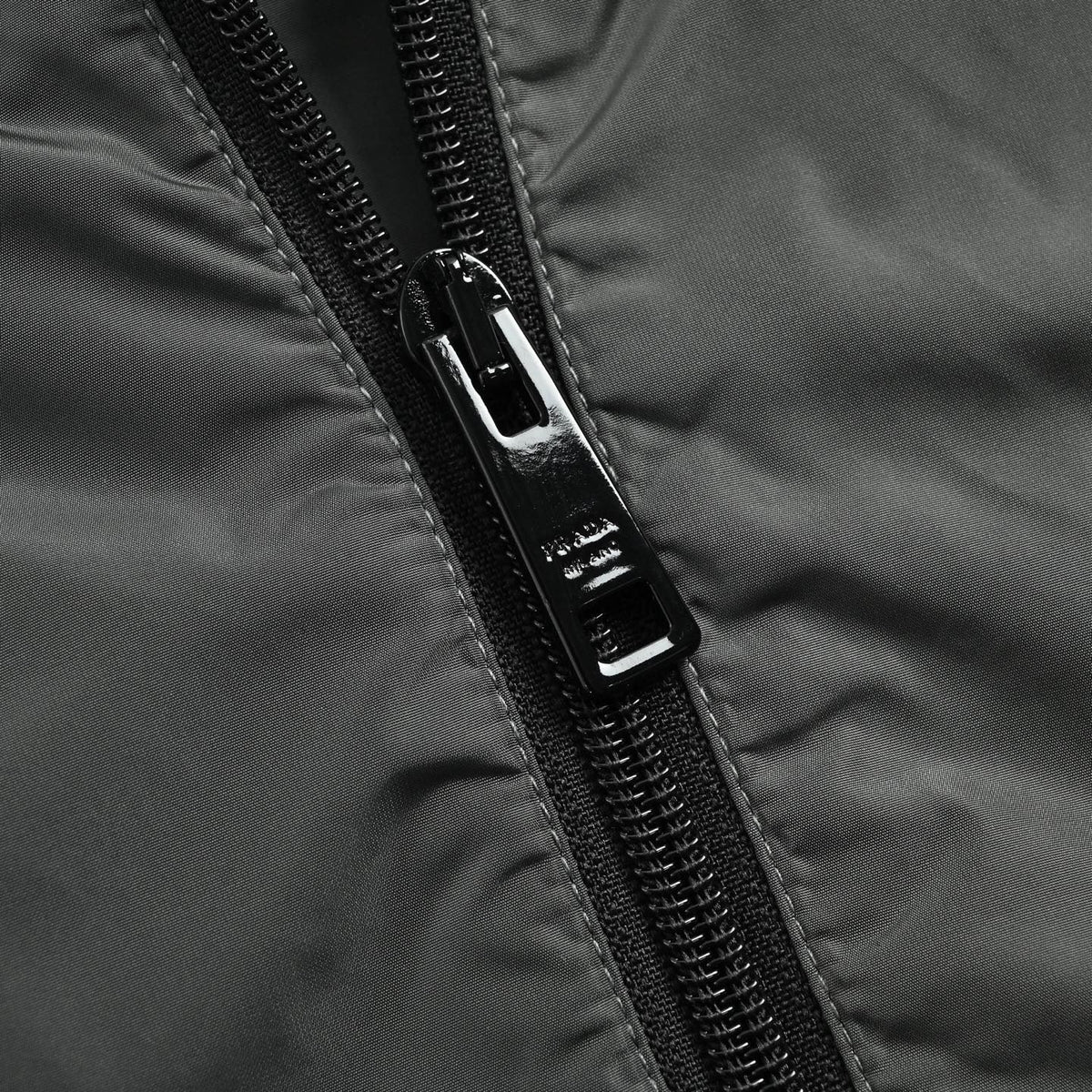 Black Nylon Colourblock Hooded - Men's