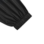 Black Nylon Colourblock Hooded - Men's