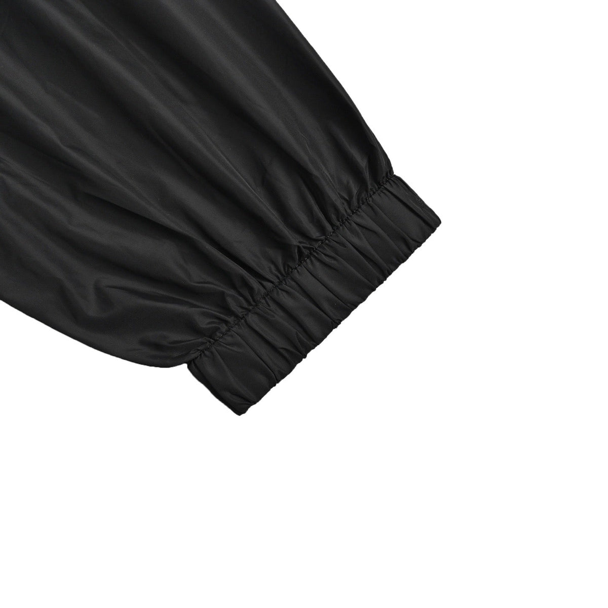 Black Nylon Colourblock Hooded - Men's