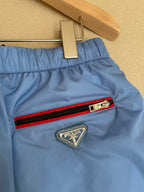 Black Nylon Plain Drawstring - Men's