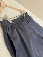 Black Nylon Plain Drawstring - Men's