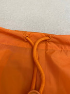 Orange Nylon Contrast Tie Swim - Men's