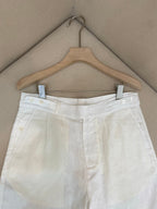 Cream Linen Plain Tailored - Men's