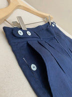 Cream Linen Plain Tailored - Men's