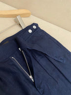 Cream Linen Plain Tailored - Men's