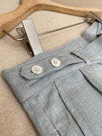 Cream Linen Plain Tailored - Men's