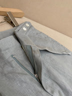 Cream Linen Plain Tailored - Men's