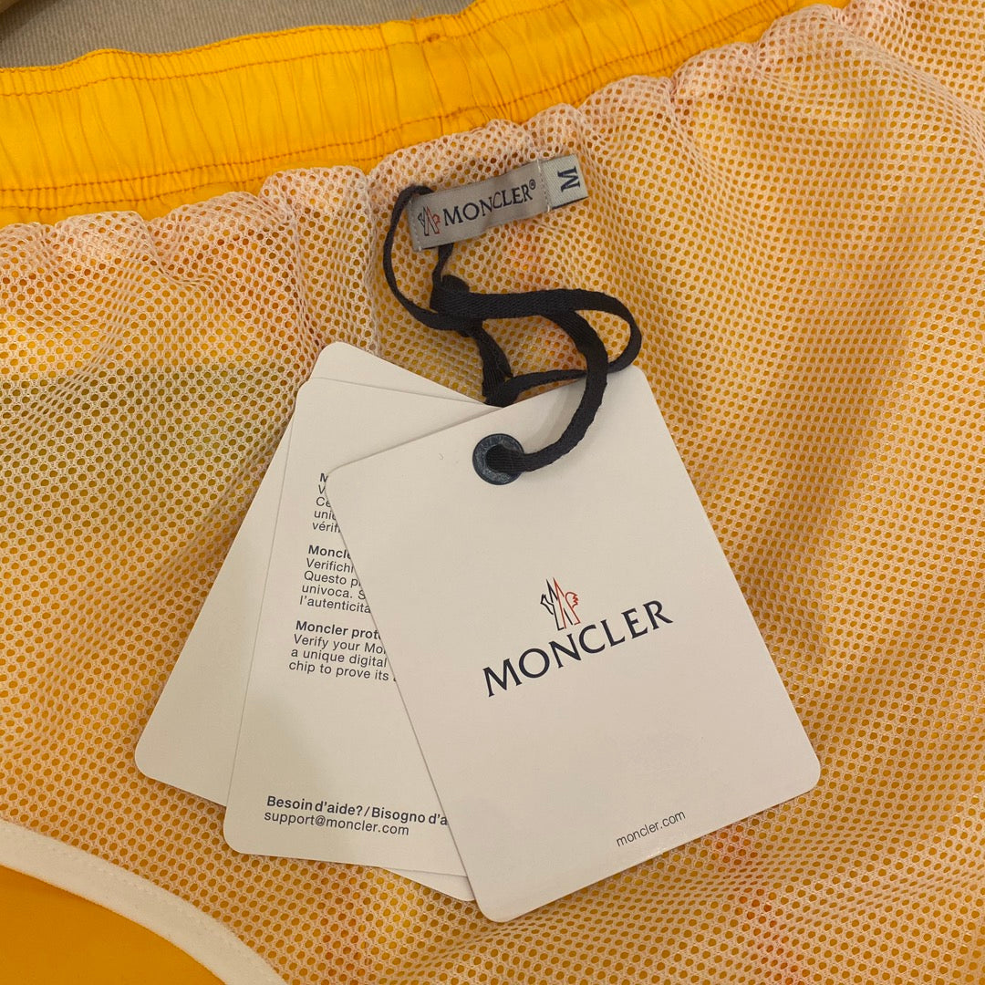 Orange Nylon Plain Swim - Men's