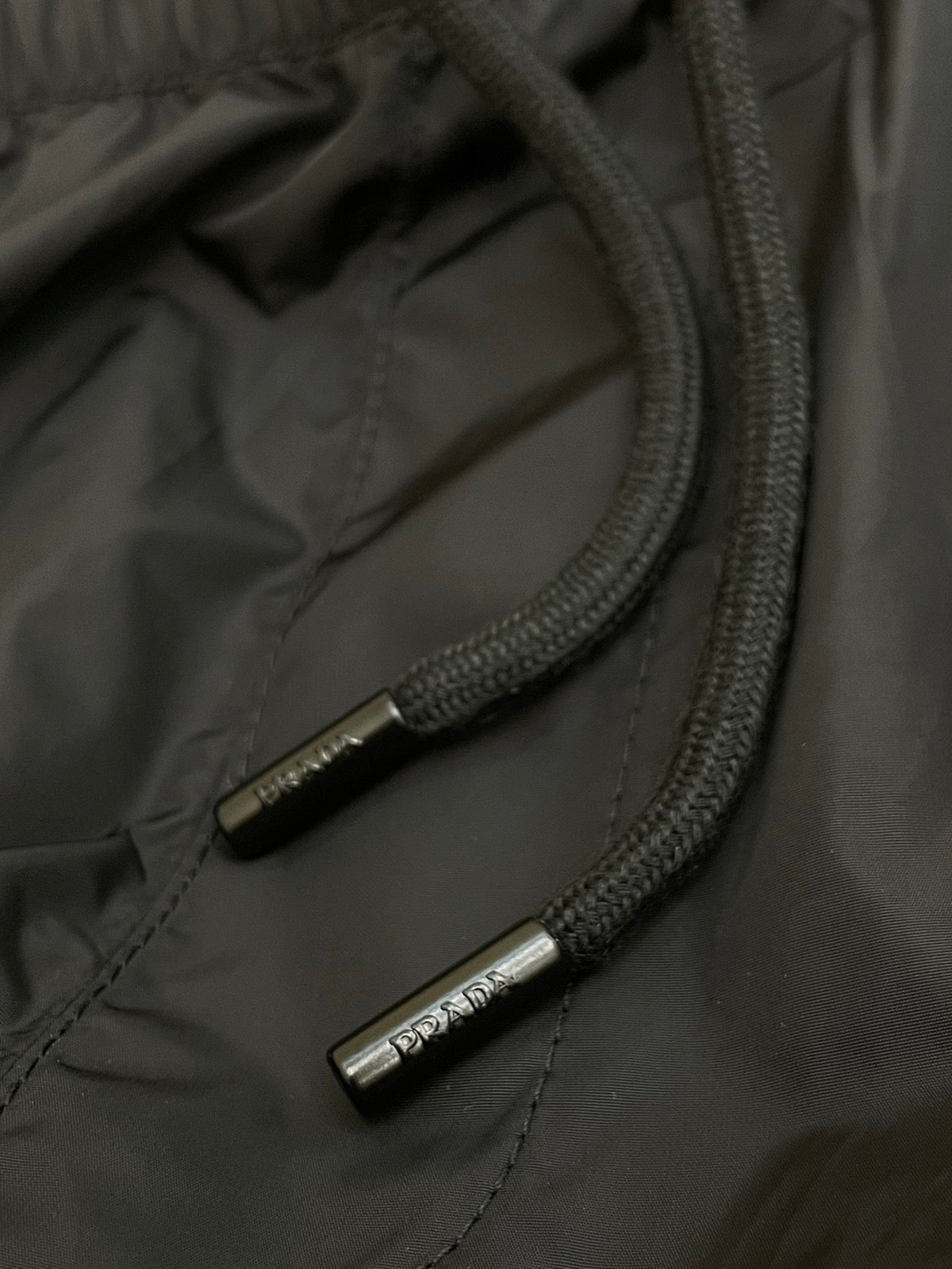 Navy Nylon Plain Cargo - Men's
