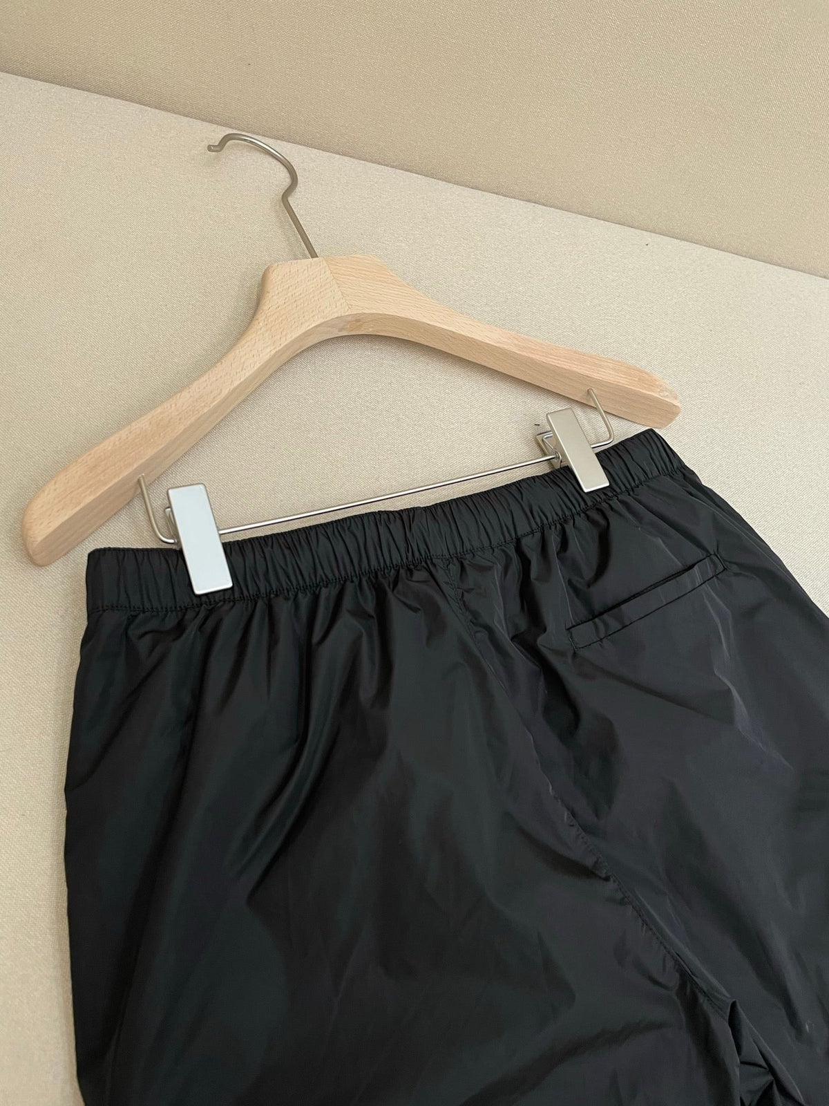 Navy Nylon Plain Cargo - Men's