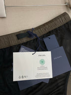 Navy Nylon Plain Cargo - Men's