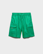 Navy Nylon Plain Cargo - Men's