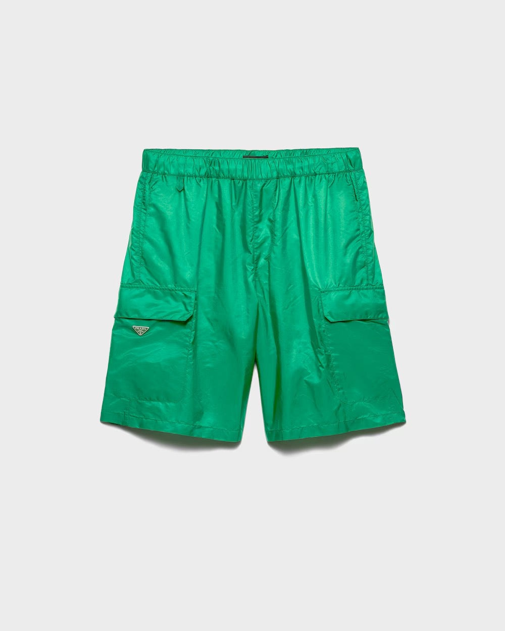 Navy Nylon Plain Cargo - Men's