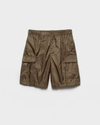 Navy Nylon Plain Cargo - Men's