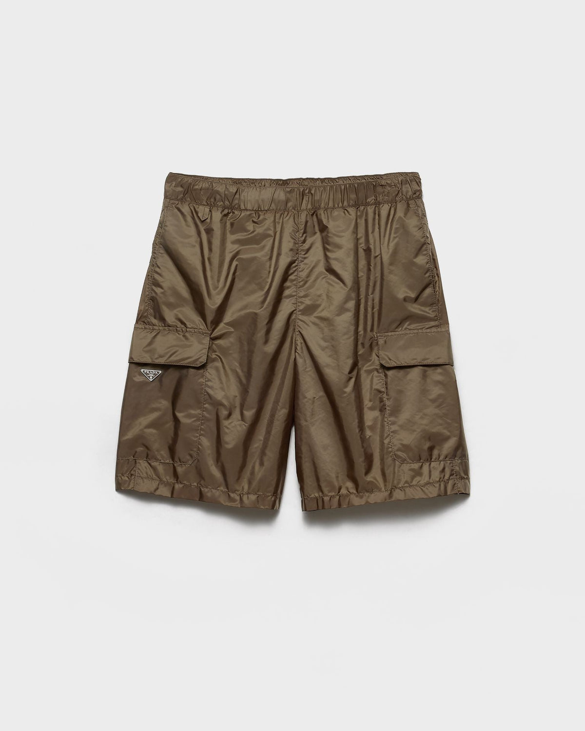 Navy Nylon Plain Cargo - Men's
