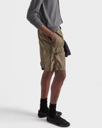 Navy Nylon Plain Cargo - Men's