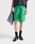 Navy Nylon Plain Cargo - Men's