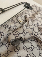Beige Canvas Monogram Wide-Leg - Men's