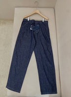 Blue Denim Plain Wide-Leg - Men's