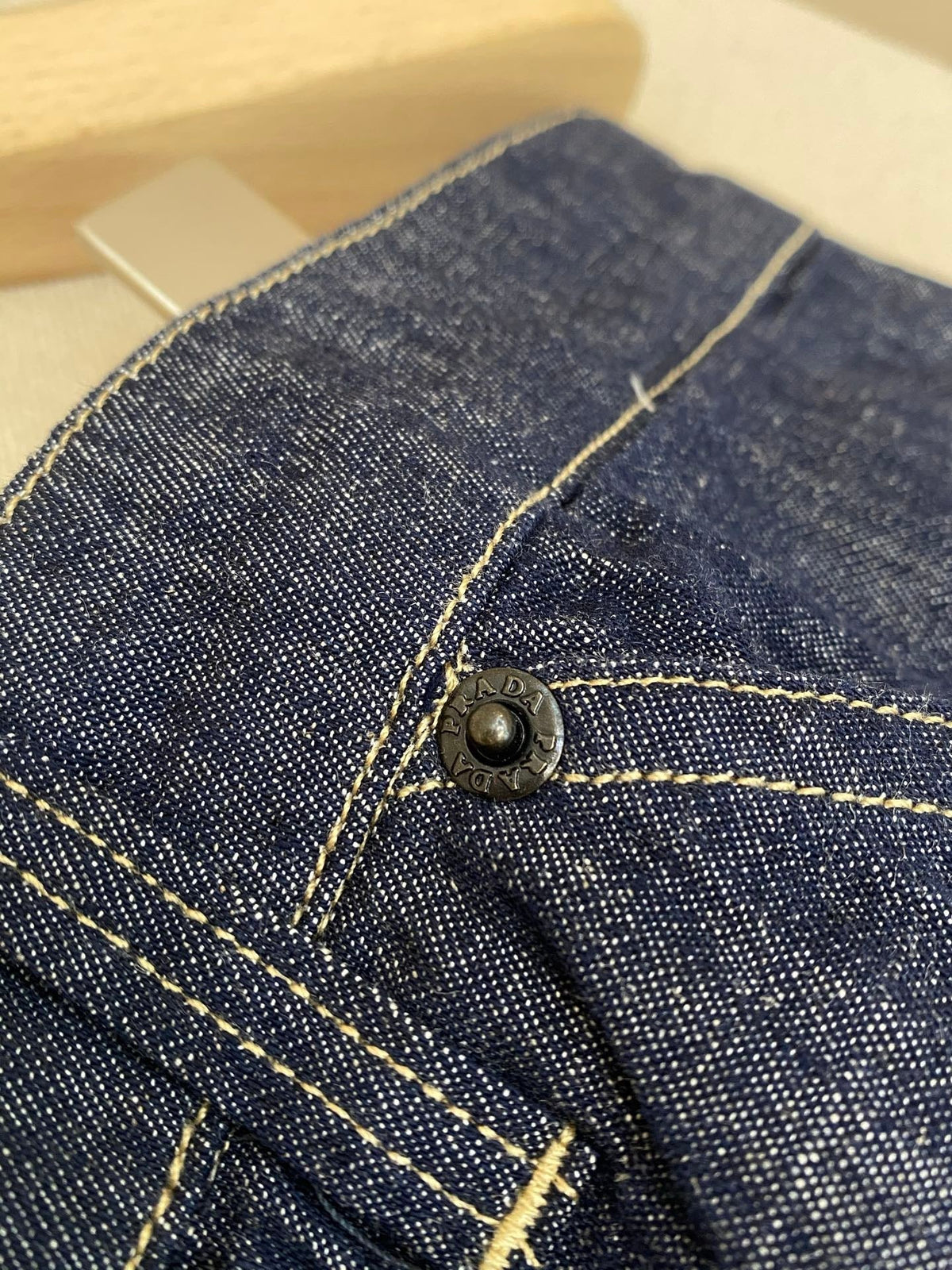 Blue Denim Plain Wide-Leg - Men's
