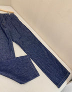Blue Denim Plain Wide-Leg - Men's