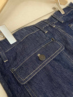 Blue Denim Plain Wide-Leg - Men's