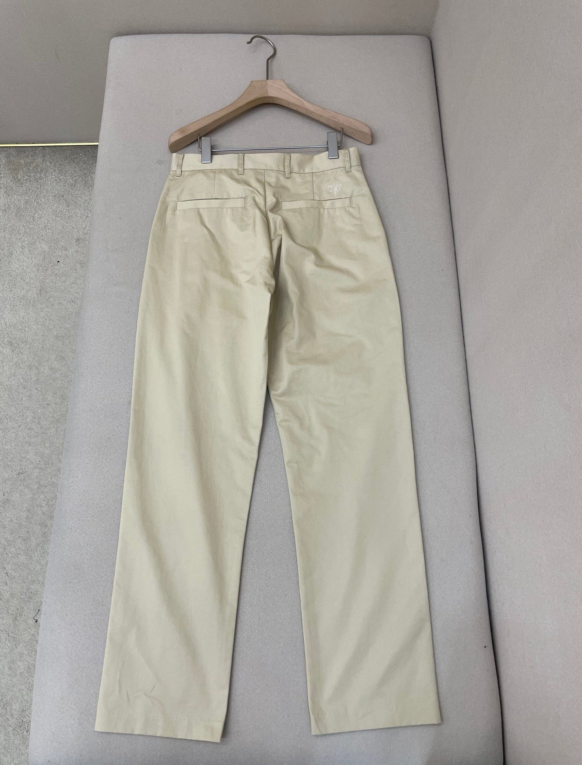 Navy Cotton Tailored Straight - Men's