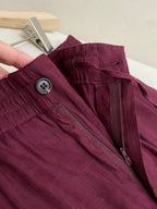 White Cotton Plain Tailored - Men's
