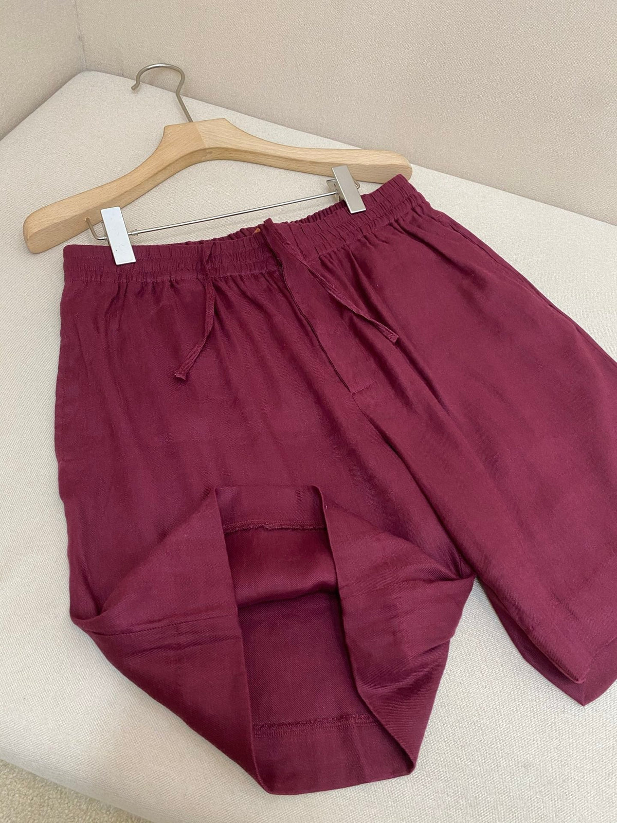 White Cotton Plain Tailored - Men's
