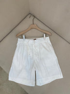 White Cotton Plain Tailored - Men's