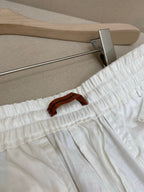 White Cotton Plain Tailored - Men's