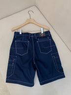 Blue Denim Plain Cargo - Men's