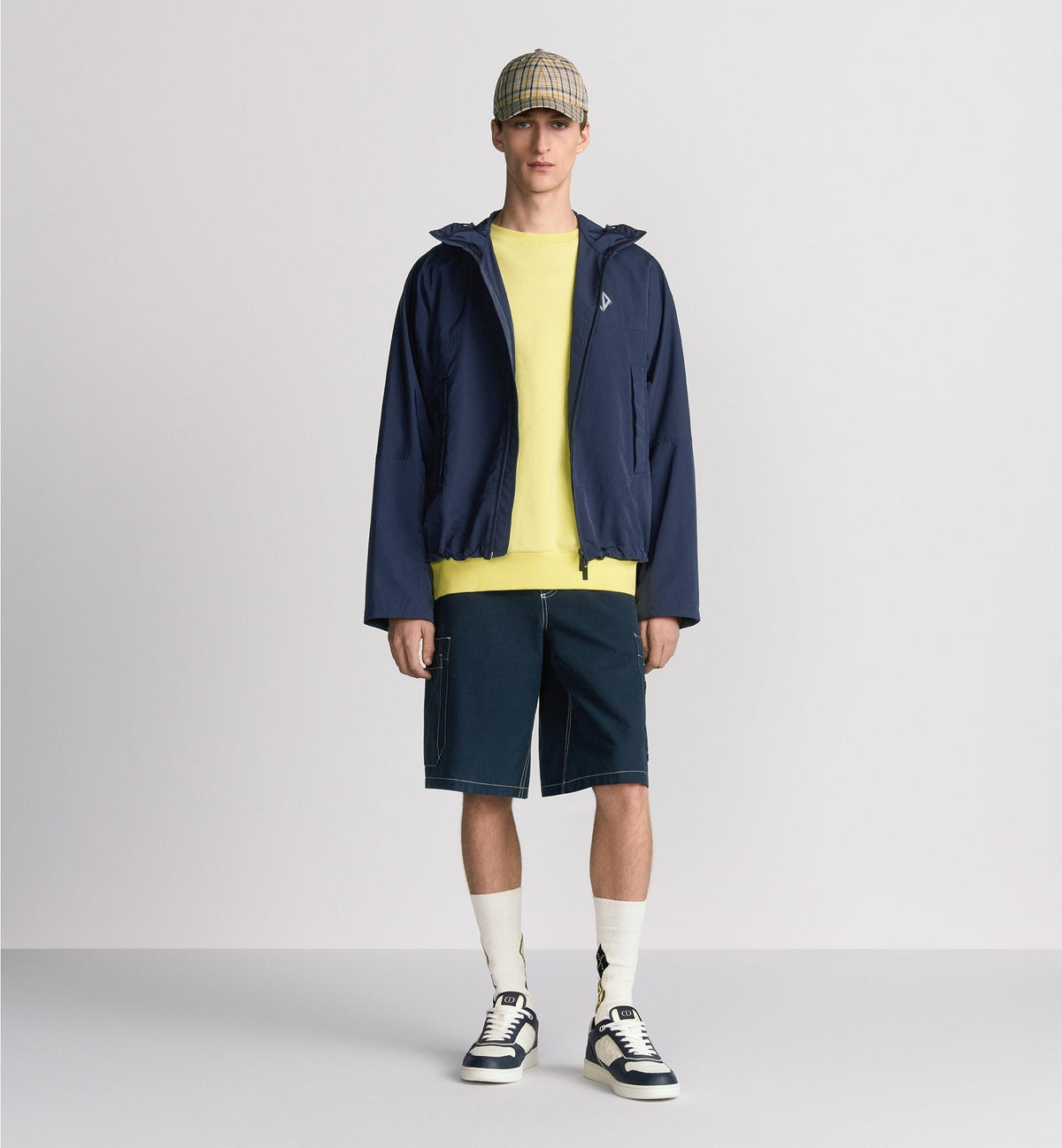 Blue Denim Plain Cargo - Men's