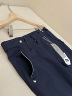 Navy Cotton Cuffed Cargo - Men's