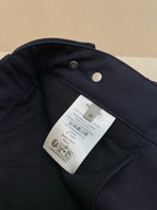 Navy Cotton Cuffed Cargo - Men's