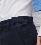 Navy Cotton Cuffed Cargo - Men's