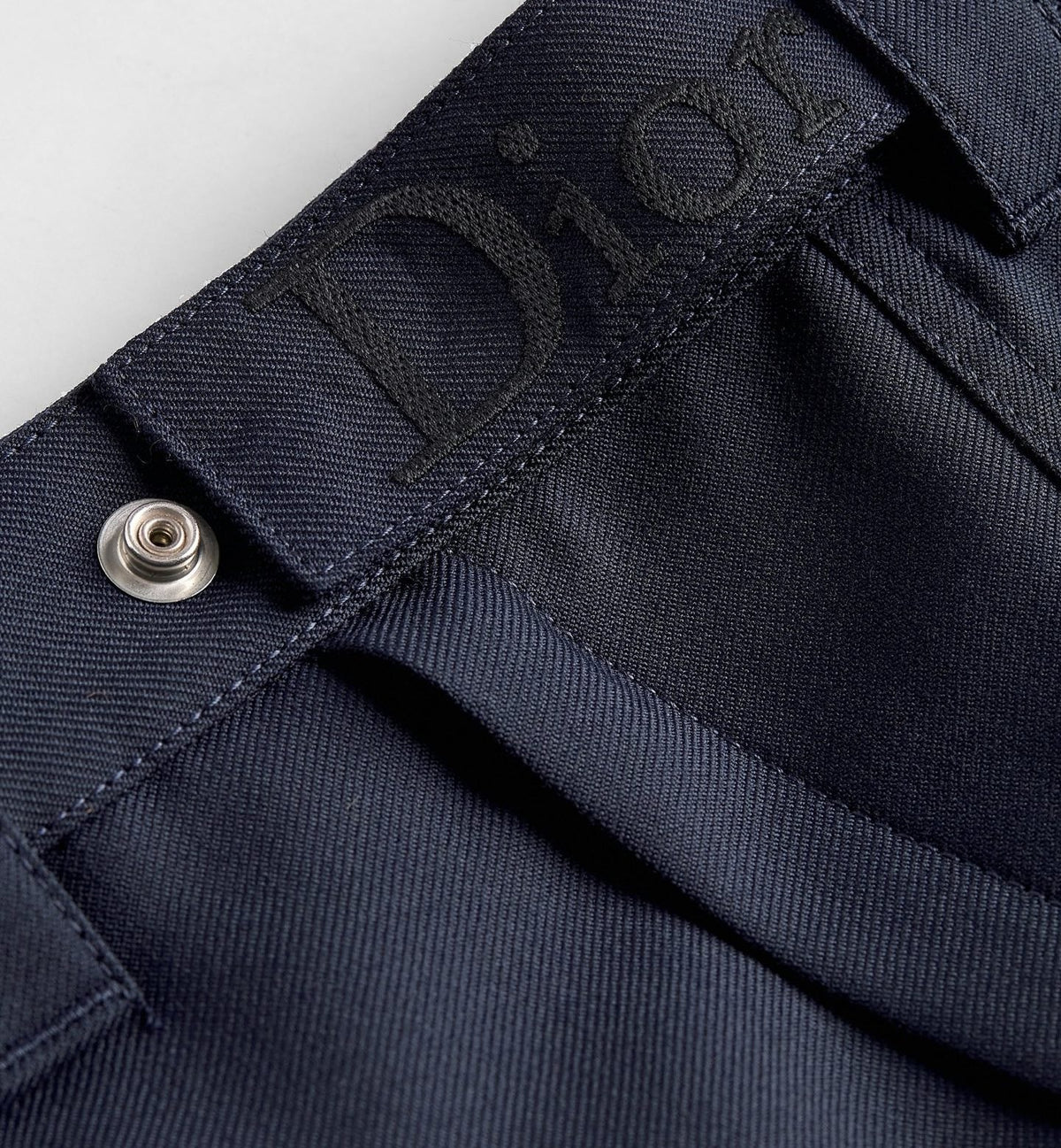 Navy Cotton Cuffed Cargo - Men's