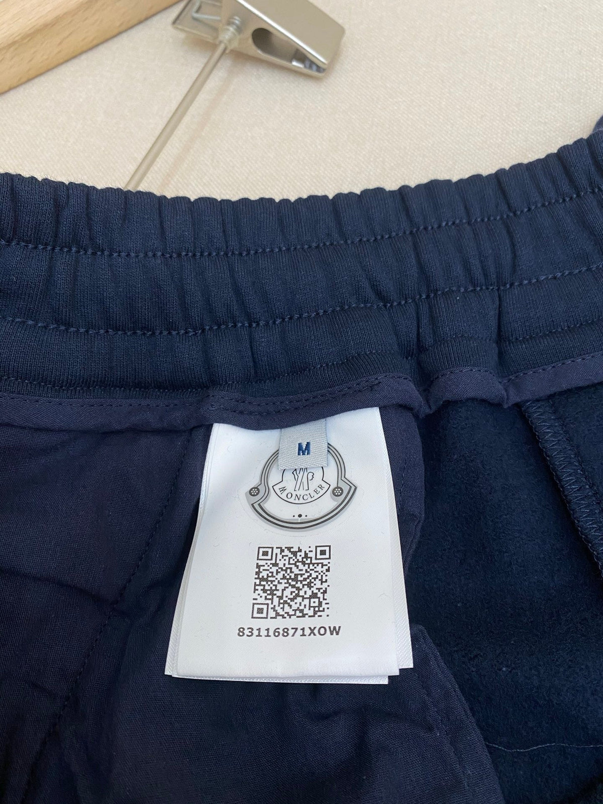 Navy Cotton Plain Drawstring - Men's