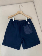 Navy Cotton Plain Drawstring - Men's