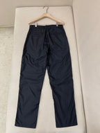 Black Cotton Elasticated Straight - Men's