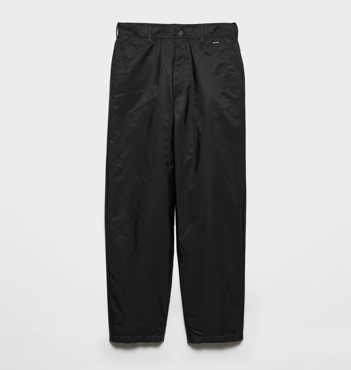 Black Cotton Elasticated Straight - Men's