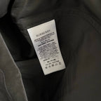 Black Leather Plain Shirt Jacket - Men's