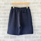 Navy Cotton Textured Drawstring - Men's