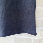 Navy Cotton Textured Drawstring - Men's