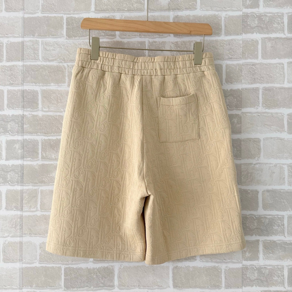 Navy Cotton Textured Drawstring - Men's