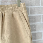 Navy Cotton Textured Drawstring - Men's