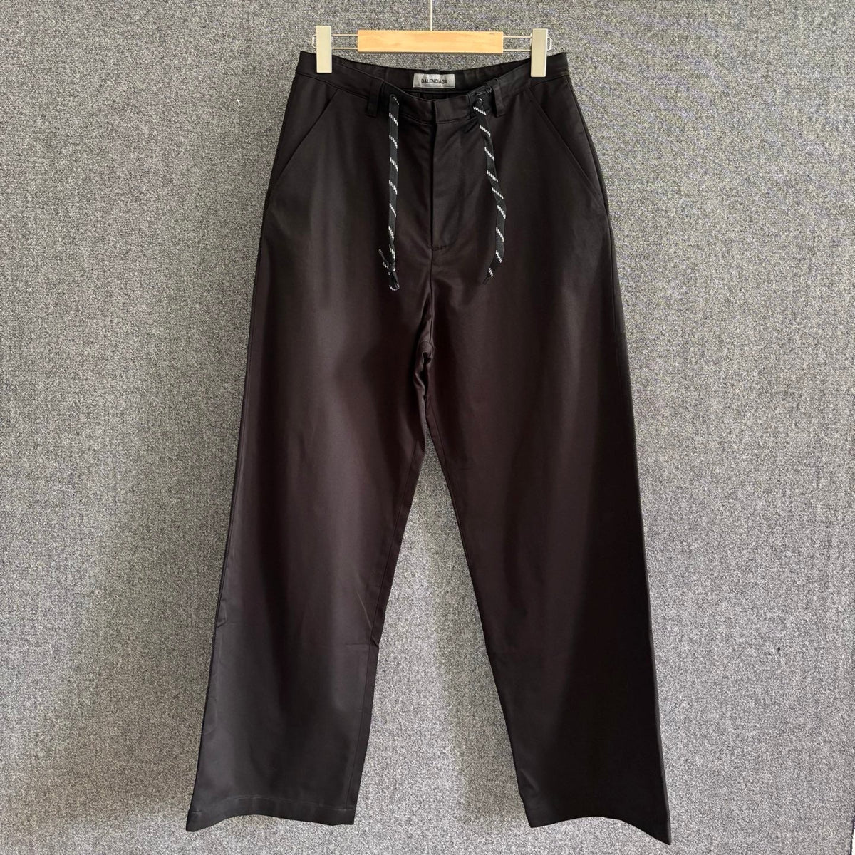 Brown Leather Plain Straight - Men's