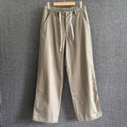 Brown Leather Plain Straight - Men's