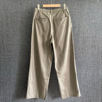 Brown Leather Plain Straight - Men's