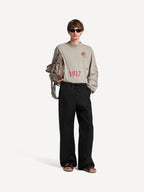 Brown Leather Plain Straight - Men's